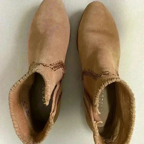 Women’s Jack Rogers Gemma Tan Suede booties - Picture 8 of 8